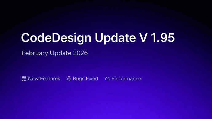 codedesign updates 2026 february